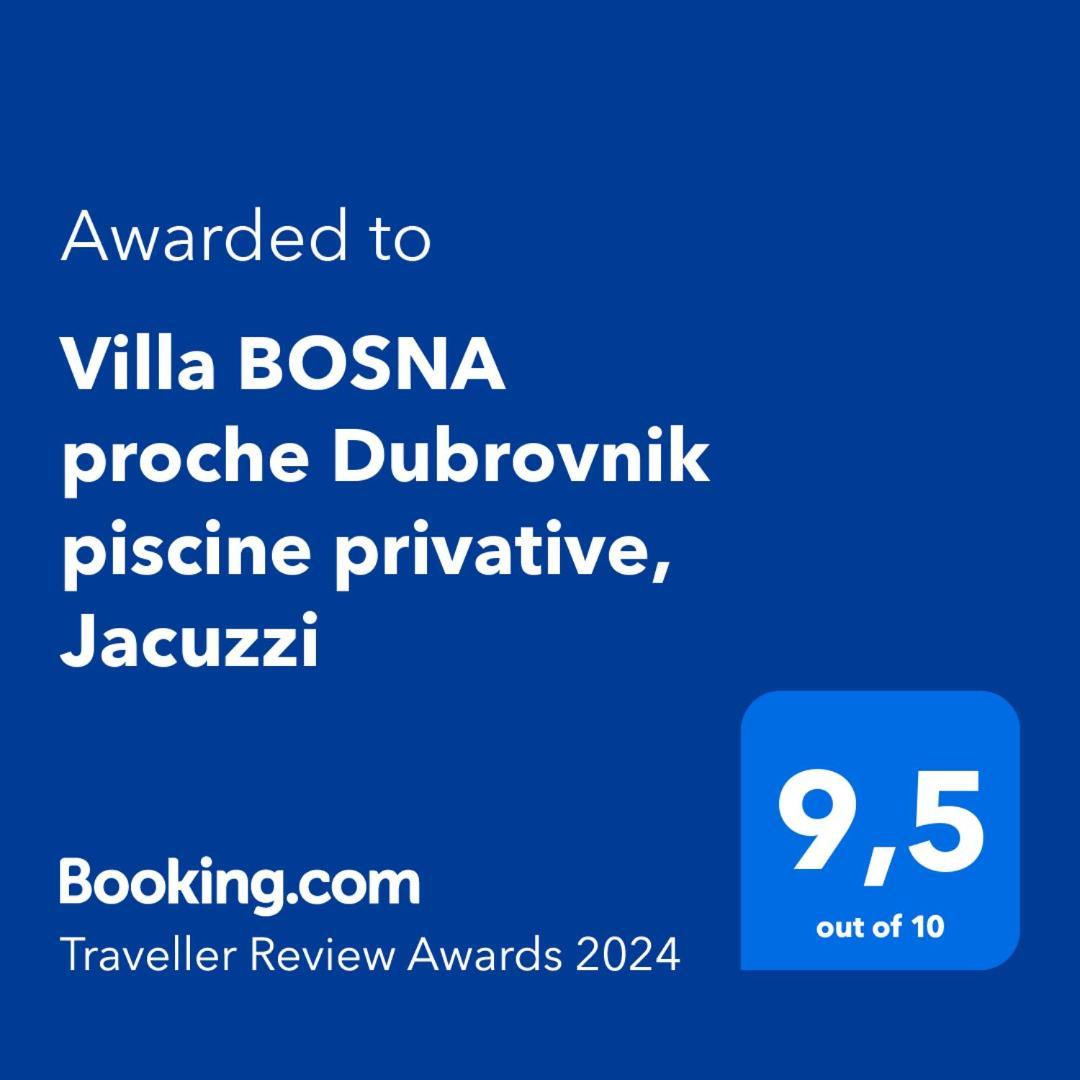 Villa Bosna Near Dubrovnik Very Beautiful Villa Entirely Privatized Swimming Pool, Jacuzzi, Sauna, Billiard, Ping-Pong Ivanica Exteriör bild